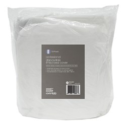 CARONLAB Disposable fitted bed covers sheet - white